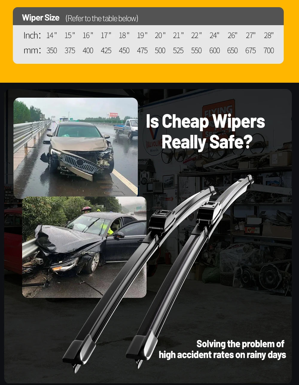 BYD Atto 3 Wiper Blades LECIBUBI Front Windshield Premium - NeoBYD