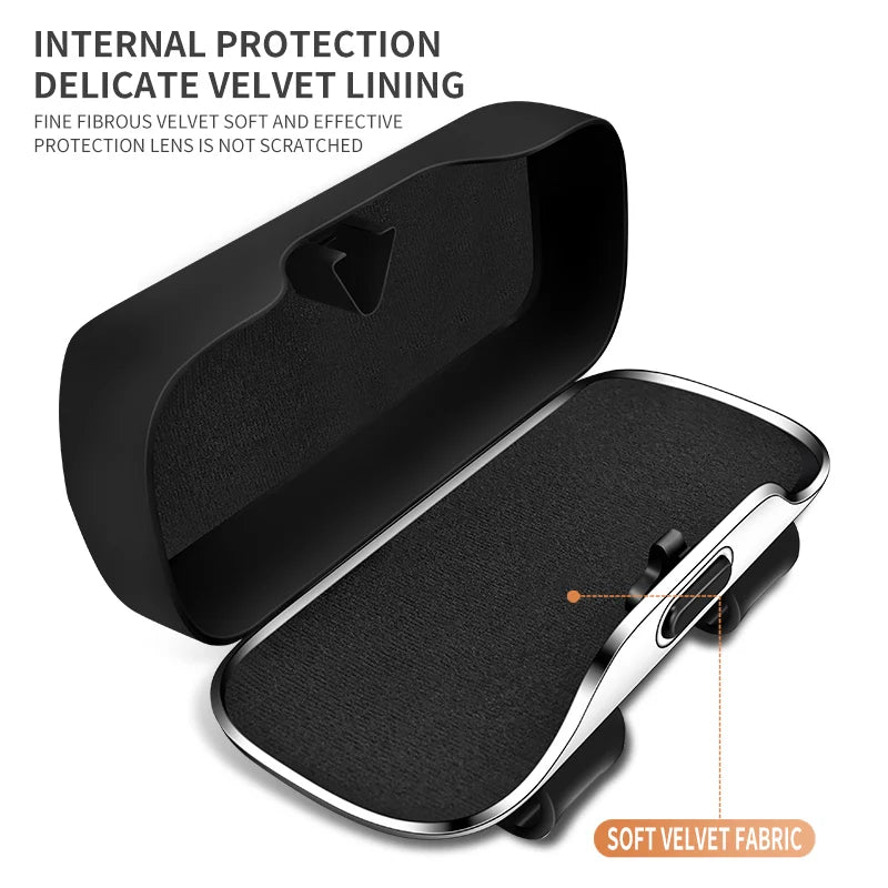 Car Glasses Box Sunglasses Holder For BYD ATTO 3 Tang Song Plus Han Qin Dolphin S6 SEAL SHARK 2025 Auto Sun Visor Eyeglass Case