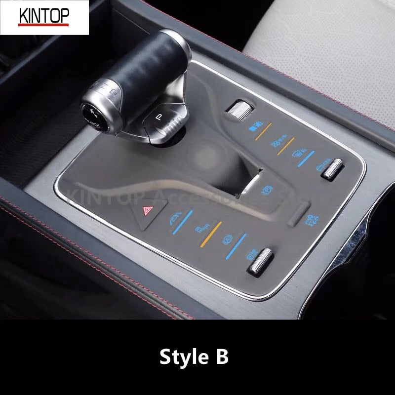 For BYD ATTO 3/YUAN PLUS 22-24 Gear Shift Silicone Protective Pad,Central Control Anti Scratch Buttons Baked Paint Protection