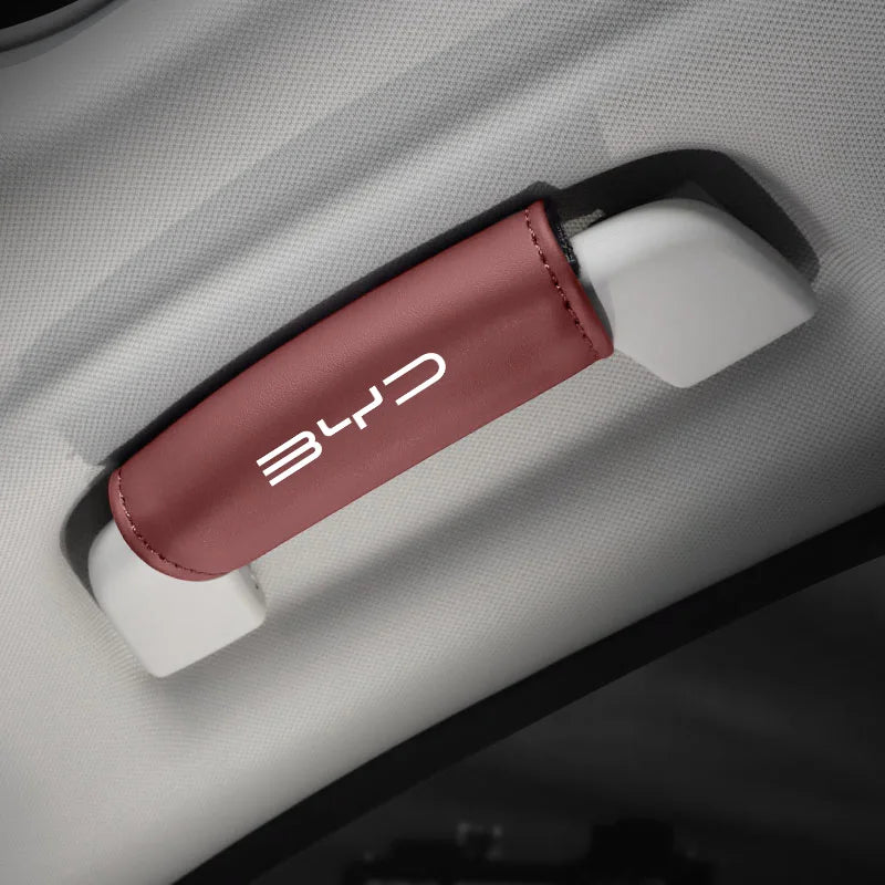 1Pcs PU Leather Roof Handle Anti-scratch Protector Case For BYD Atto 3 Yuan Plus F3 E6 F0 G3 I3 Ea1 Song Max Tang Dmi 2din G6