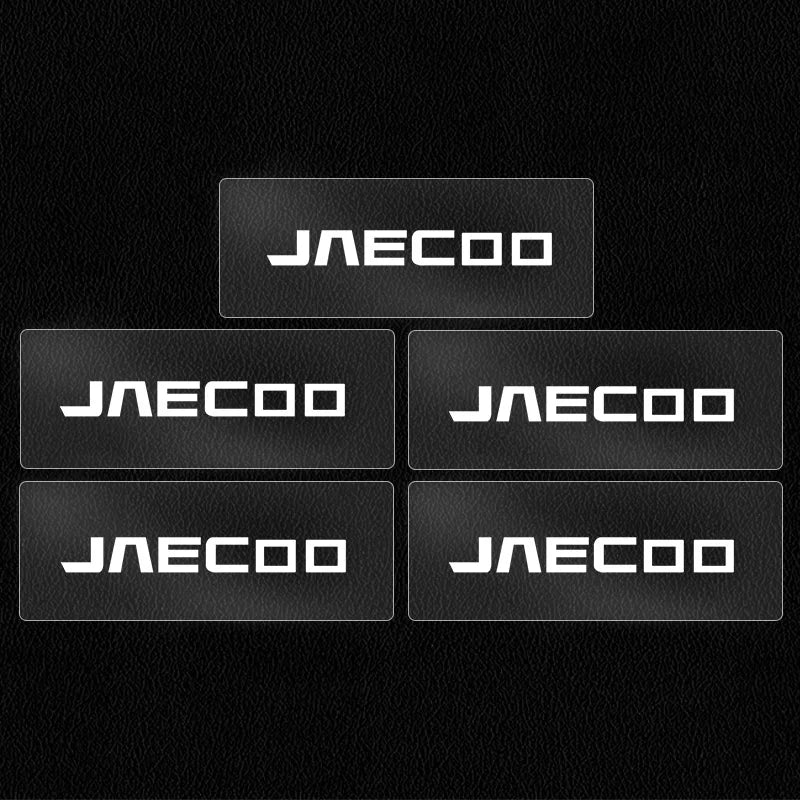 Car Metal Emblem Audio or Steering Wheel Stickers Reflective Decor Decals For JAECOO J7 J6 J7 J8 Phev 2025 2024 2023 Ruigu 9