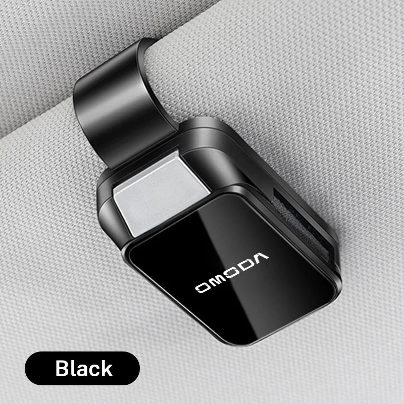 Car Sun Visor Glasses Clips One-hand Pressing switch Eyeglasses Holder For Omoda JAECOO J7 J6 J7 J8 Phev 2025 2024 2023 Ruigu 9
