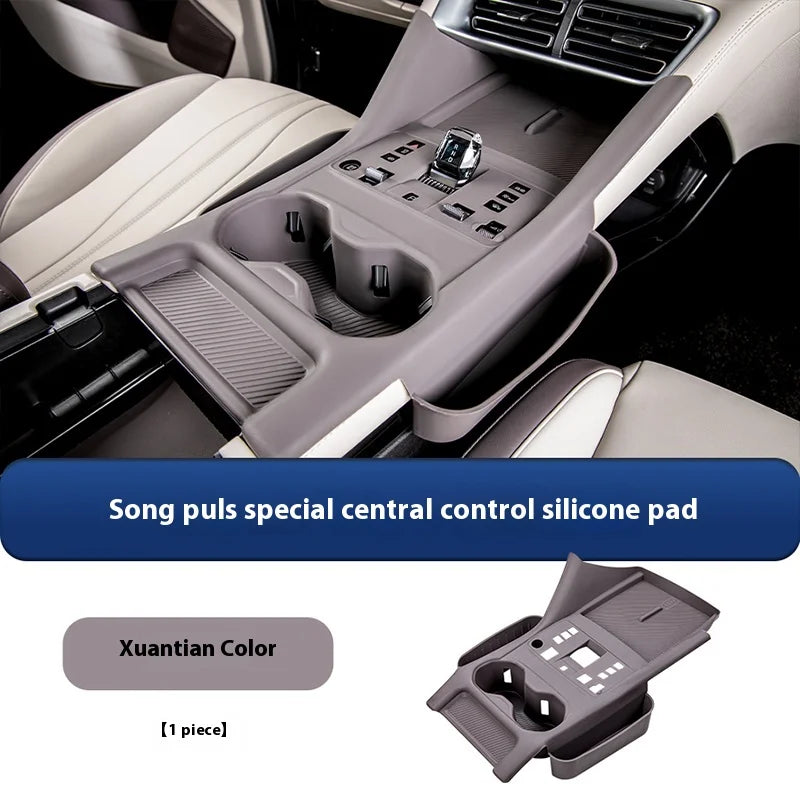 Central Control Panel + Cup Holder + Wireless Charging Silicone Protective Pad For BYD Seal U / Sealion 6 - NeoBYD