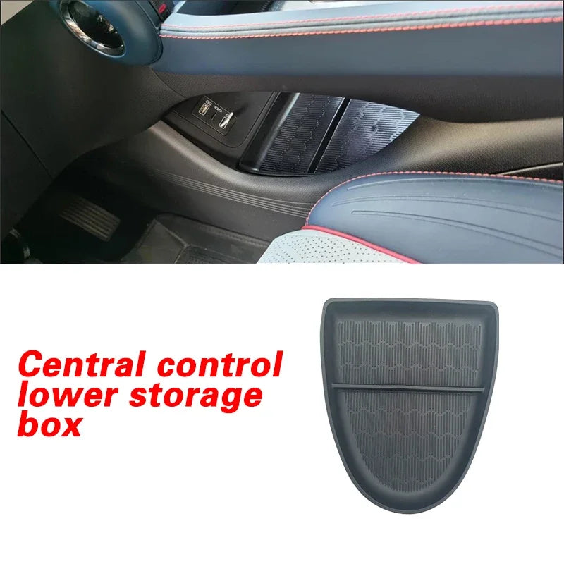 Car Center Console Storage Box Armrest Box Storage Tray for BYD Atto 3