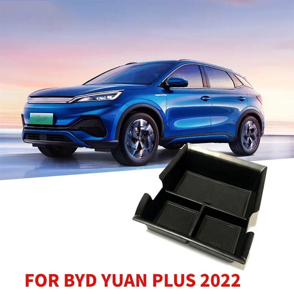 Car Center Console Storage Box Armrest Box Storage Tray for BYD Atto 3