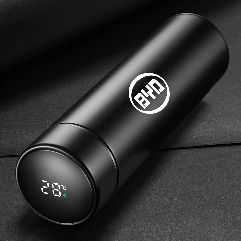 Car Intelligent Thermos Bottle For BYD Tang F3 E6 Atto 3 Yuan Plus Song Max F0 G3 I3 Ea1 Dmi 2din 2014 G6 Pro Auto Accessories - NeoBYD