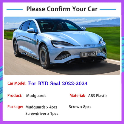 BYD Seal Atto 4 Mud Guards Front And Rear 4pcs For EVs - NeoBYD