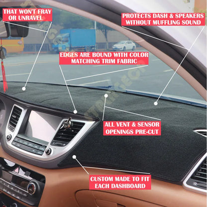 Car Dashboard Cover Protective Pad Dash Board Sunshade Carpet Anti-UV Dashmat For BYD Dolphin / Atto 2