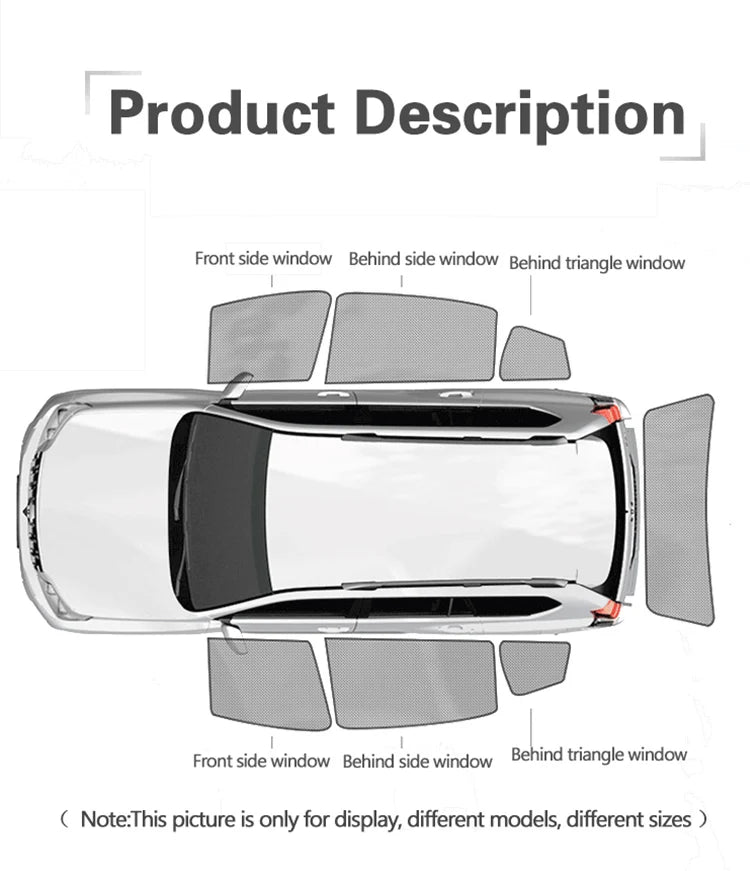 BYD ATTO 3 Sunshade Magnetic UV Block Front Windshield Baby - NeoBYD