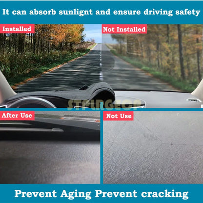 Car Dashboard Cover Protective Pad Dash Board Sunshade Carpet Anti-UV Dashmat For BYD Dolphin / Atto 2