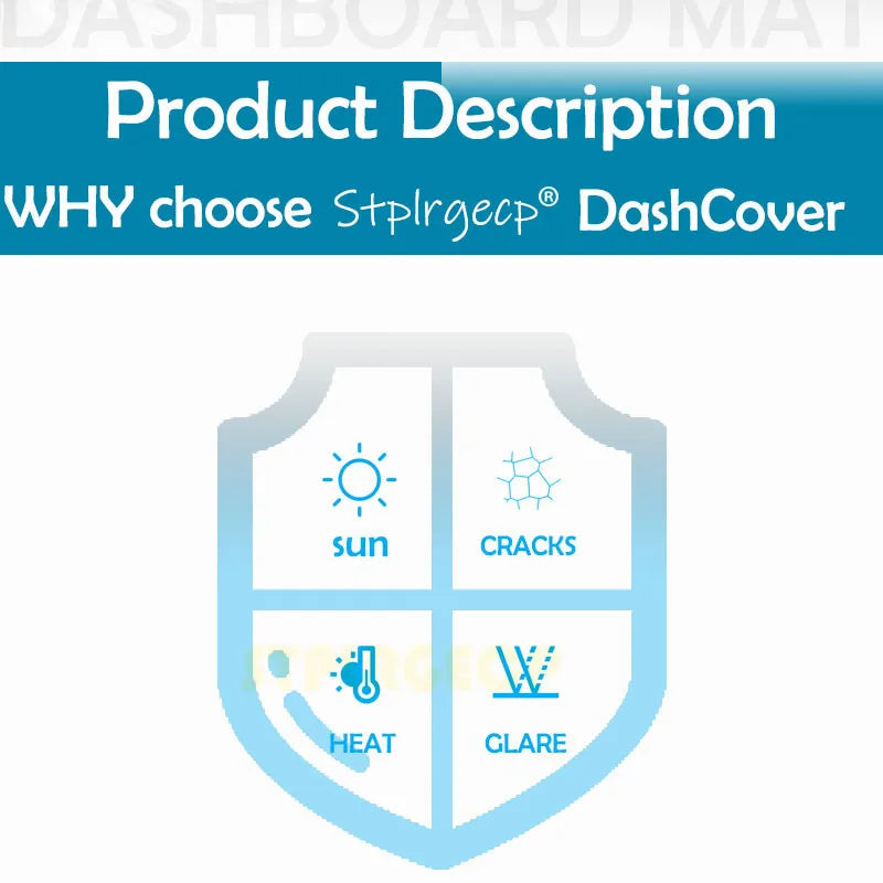 Car Dashboard Cover Protective Pad Dash Board Sunshade Carpet Anti-UV Dashmat For BYD Dolphin / Atto 2