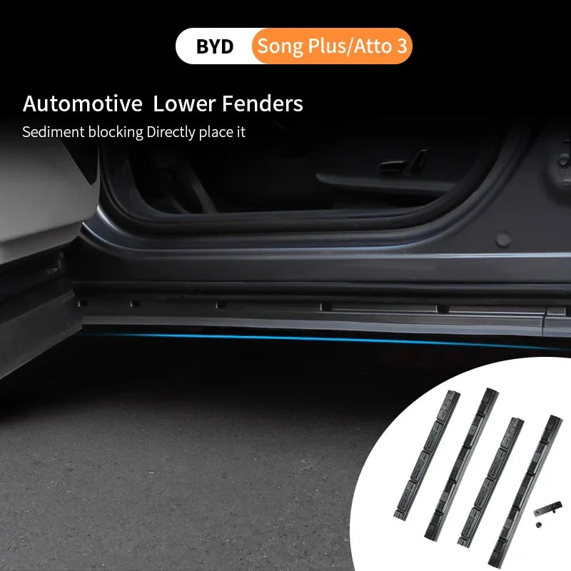 BYD Mud Flaps Splash Guards For Song Plus Atto 3 OEM Fit - NeoBYD