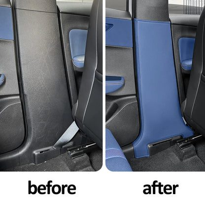 B-pillar Leather Protective Pad Sticker For BYD Doplhin - NeoBYD