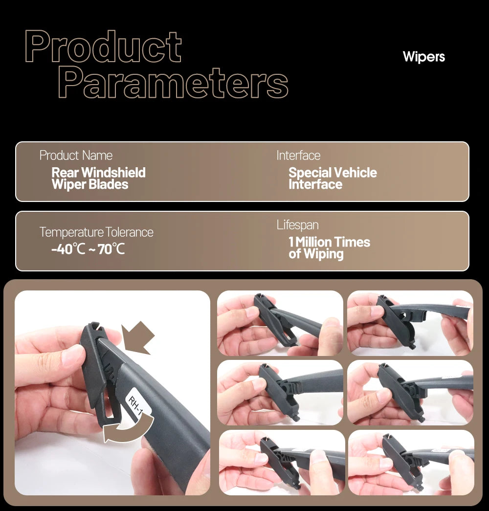 Rear Windshield Windscreen Wiper Blade For BYD Seal U - NeoBYD