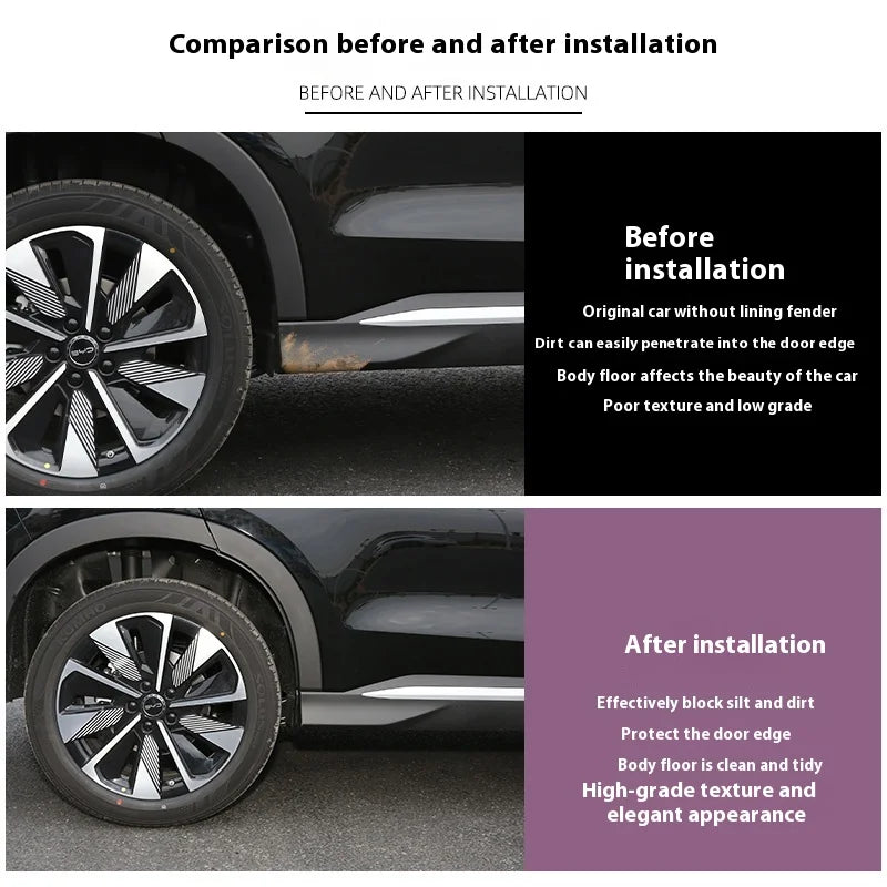 Car Lining Mudguard Rear Wheel Mudguard Lining Fender and Wheel Fender For BYD Seal U / Sealion 6 - NeoBYD