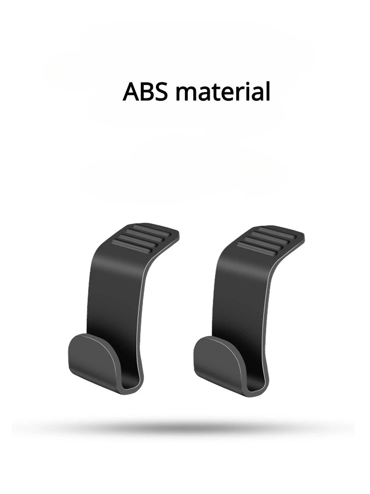 BYD Car Seat Back Hook ABS Headrest Hanger 2 Pack Black - NeoBYD