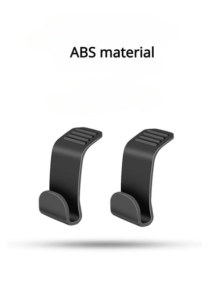 BYD Car Seat Back Hook ABS Headrest Hanger 2 Pack Black - NeoBYD