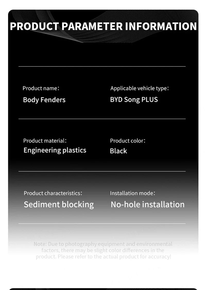 BYD Mud Flaps Splash Guards For Song Plus Atto 3 OEM Fit - NeoBYD