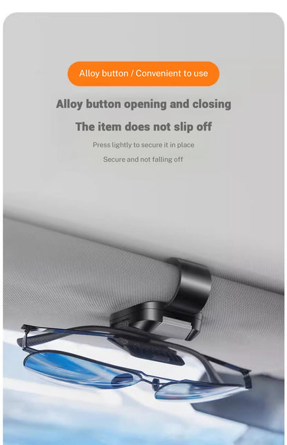 Car Sun Visor Glasses Clips One-hand Pressing switch Eyeglasses Holder For Omoda JAECOO J7 J6 J7 J8 Phev 2025 2024 2023 Ruigu 9