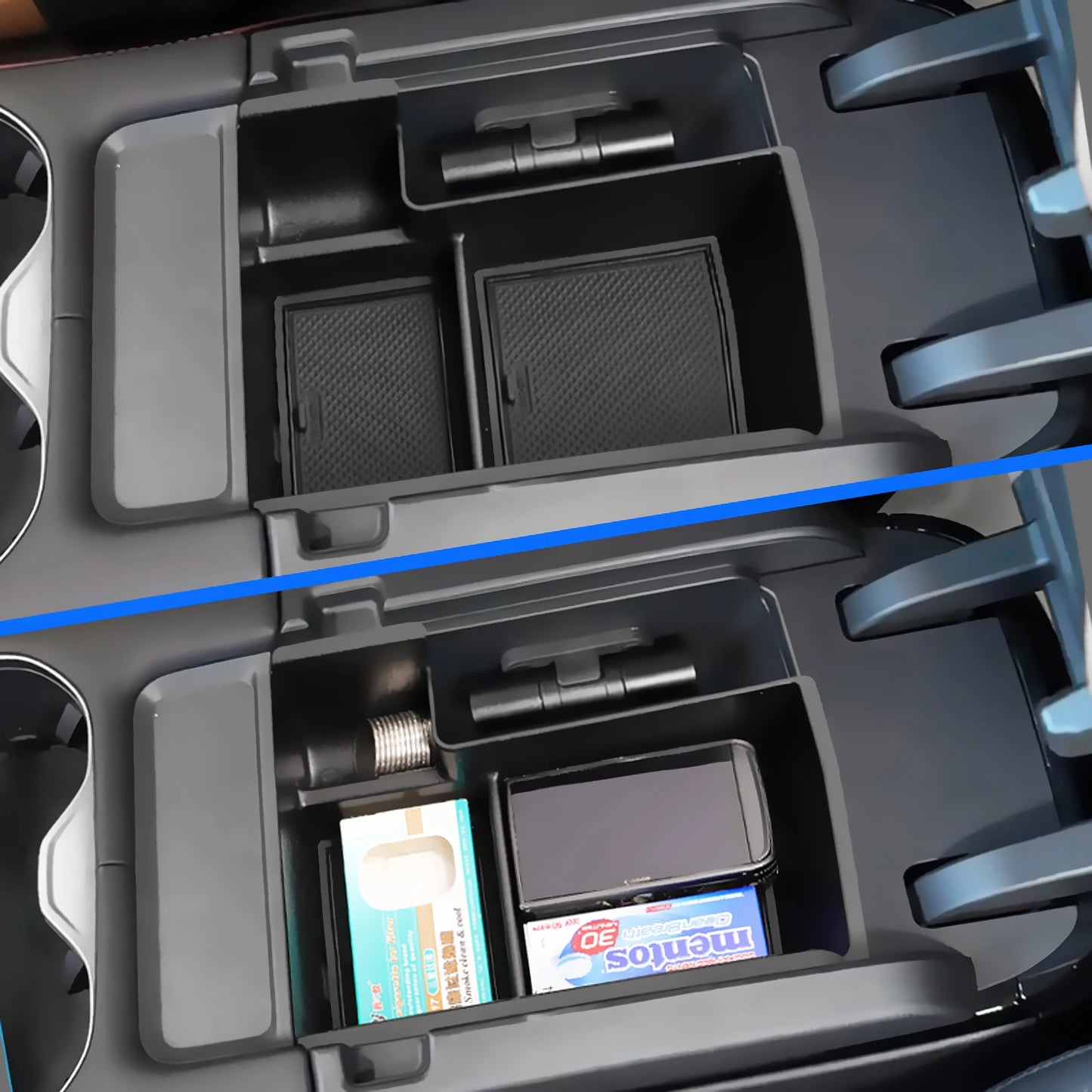 RHD For BYD Seal U DM-i 2025 Armrest Storage Box Glasses Storage Box Car Center Console Organizer Tray for Song Plus Accessories