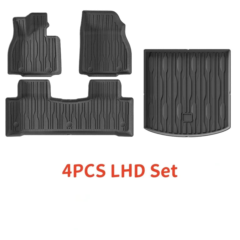 TPE Car Floor Mats, Backrest Mats and Cargo Liners, All Weather Waterproof For BYD Sealion 7 (RHD & LHD) - NeoBYD