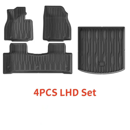 TPE Car Floor Mats, Backrest Mats and Cargo Liners, All Weather Waterproof For BYD Sealion 7 (RHD & LHD) - NeoBYD