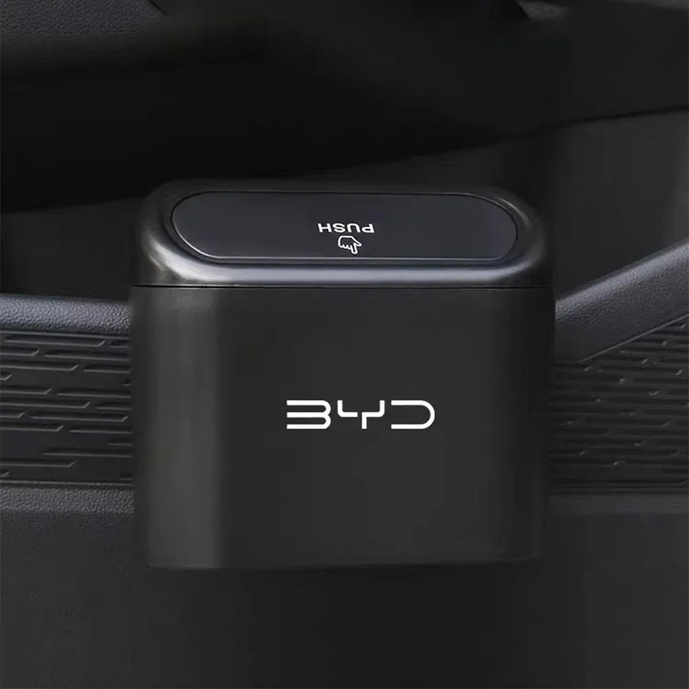 1PC Car Hanging Trash Bin Storage Box for BYD Atto 3 / Seal / Seagull / Dolphin / Act 3 / Tang F3 / E6 / Yuan / Song Plus S6
