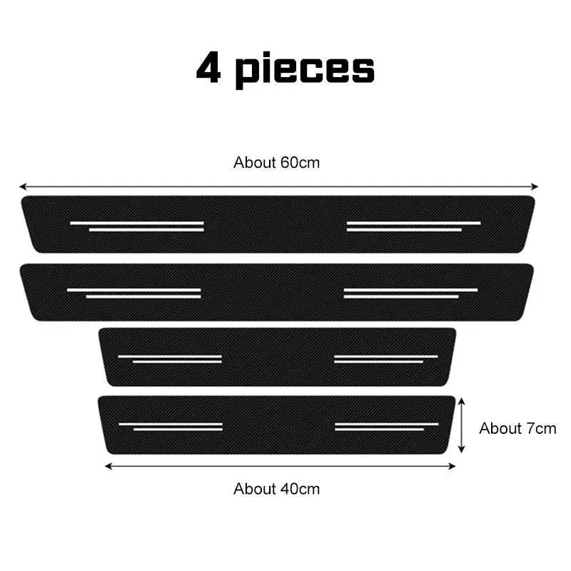 Car Door Threshold Protective Carbon Fibre Sticker For BYD - NeoBYD