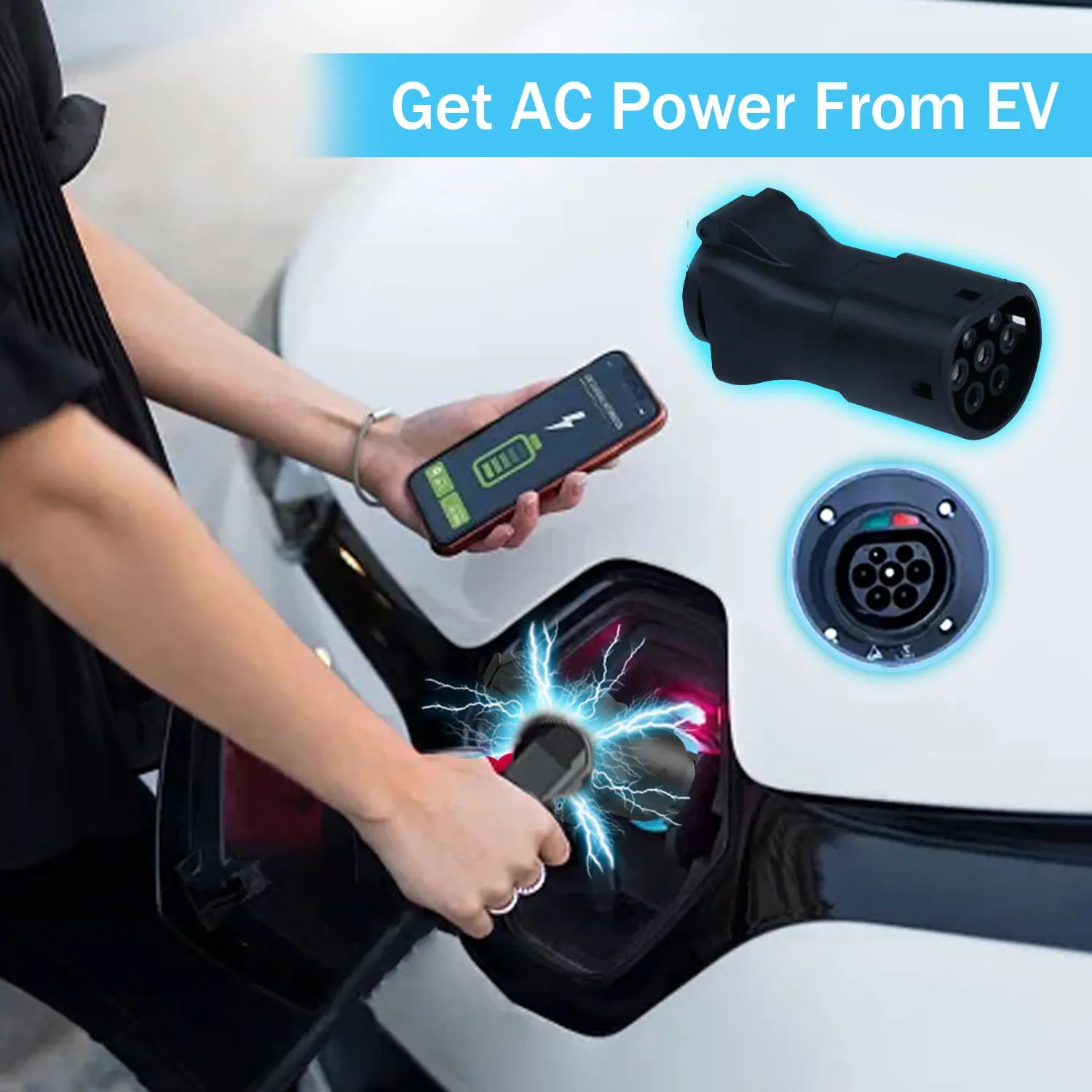 BYD ATTO 3 V2L Adapter 16A 3 5KW Vehicle To Load Discharger - NeoBYD