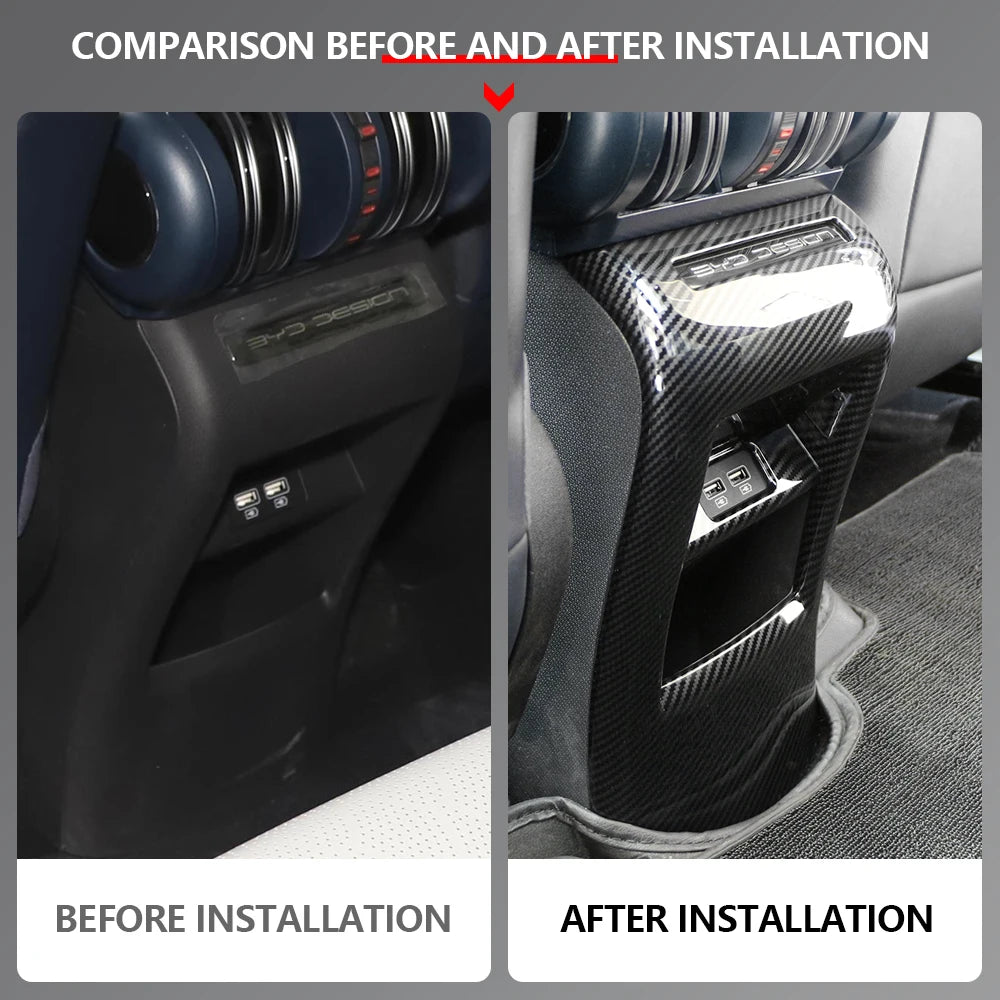 BYD Atto3 Rear AC Panel Trim ABS Easy Install For Owners - NeoBYD