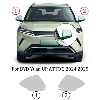 Pre-cut B C Pillars Paint Protection Film Headlight Rearview Mirror Clear Sticker Anti-Scratch For BYD Atto 2 - NeoBYD