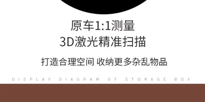 Center Console Precise Fit Divided Compartments ABS+Leather Pad Storage Box For BYD Sealion 7 - NeoBYD