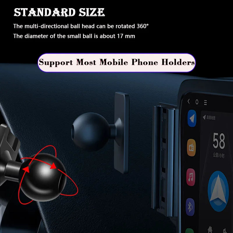 Mobile Phone Holder for Jaecoo J7 2025 2024 2023 13.2" Screen Base Car Wireless Charger Stand Gravity Mount Auto Accessories