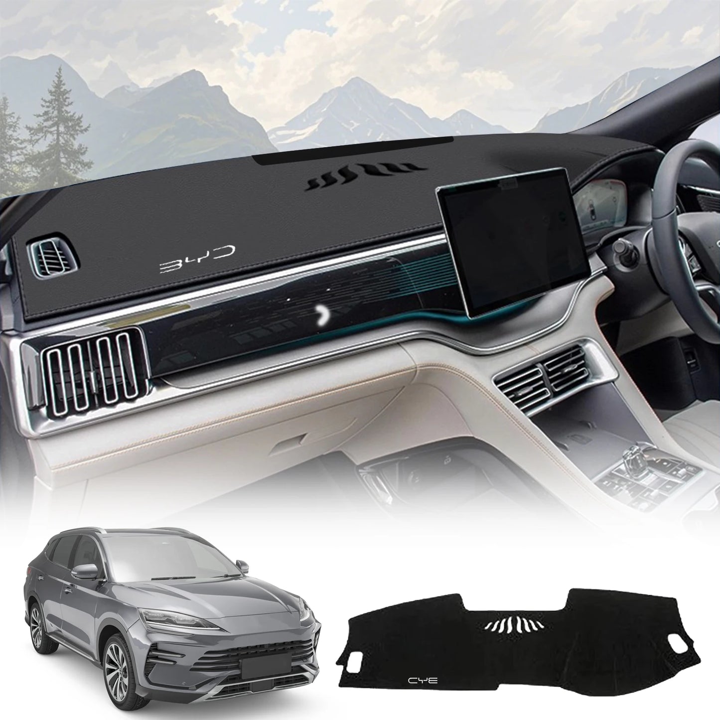 Dashboard Mat Sunshade Protective Carpet Car Cover Non-slip Pad For BYD Seal U / Sealion 6 - NeoBYD