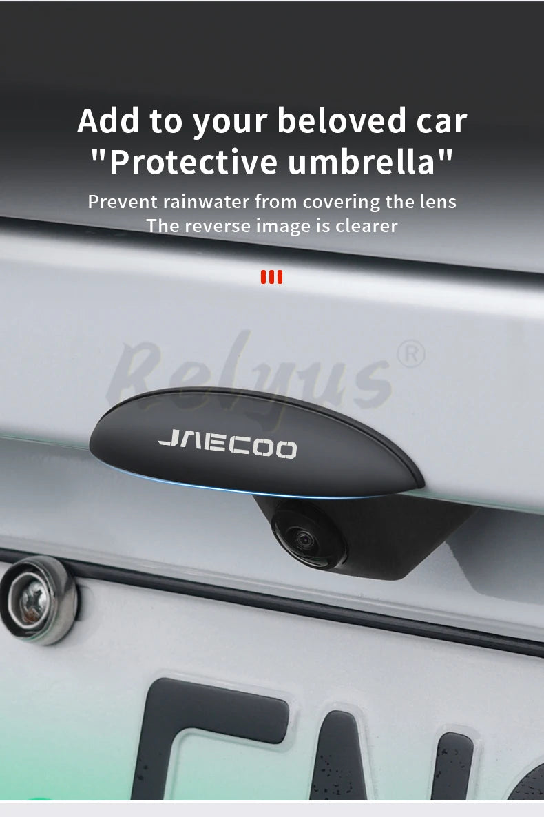 Car Reversing Rear Camera Rain Cover ABS Rain-Proof Car Reverse Camera For Chery Jaecoo J6 J7 J8 Phev J7 Phev 5EV J6 7 J5