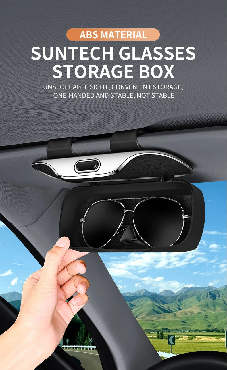 Car Visor Sunglasses/Glasses Holder Case Clip Box For BYD - NeoBYD