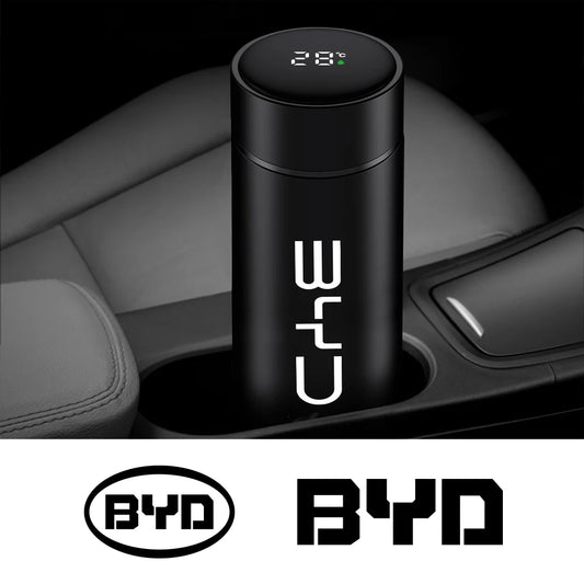 Car Intelligent Thermos Bottle For BYD Tang F3 E6 Atto 3 Yuan Plus Song Max F0 G3 I3 Ea1 Dmi 2din 2014 G6 Pro Auto Accessories - NeoBYD