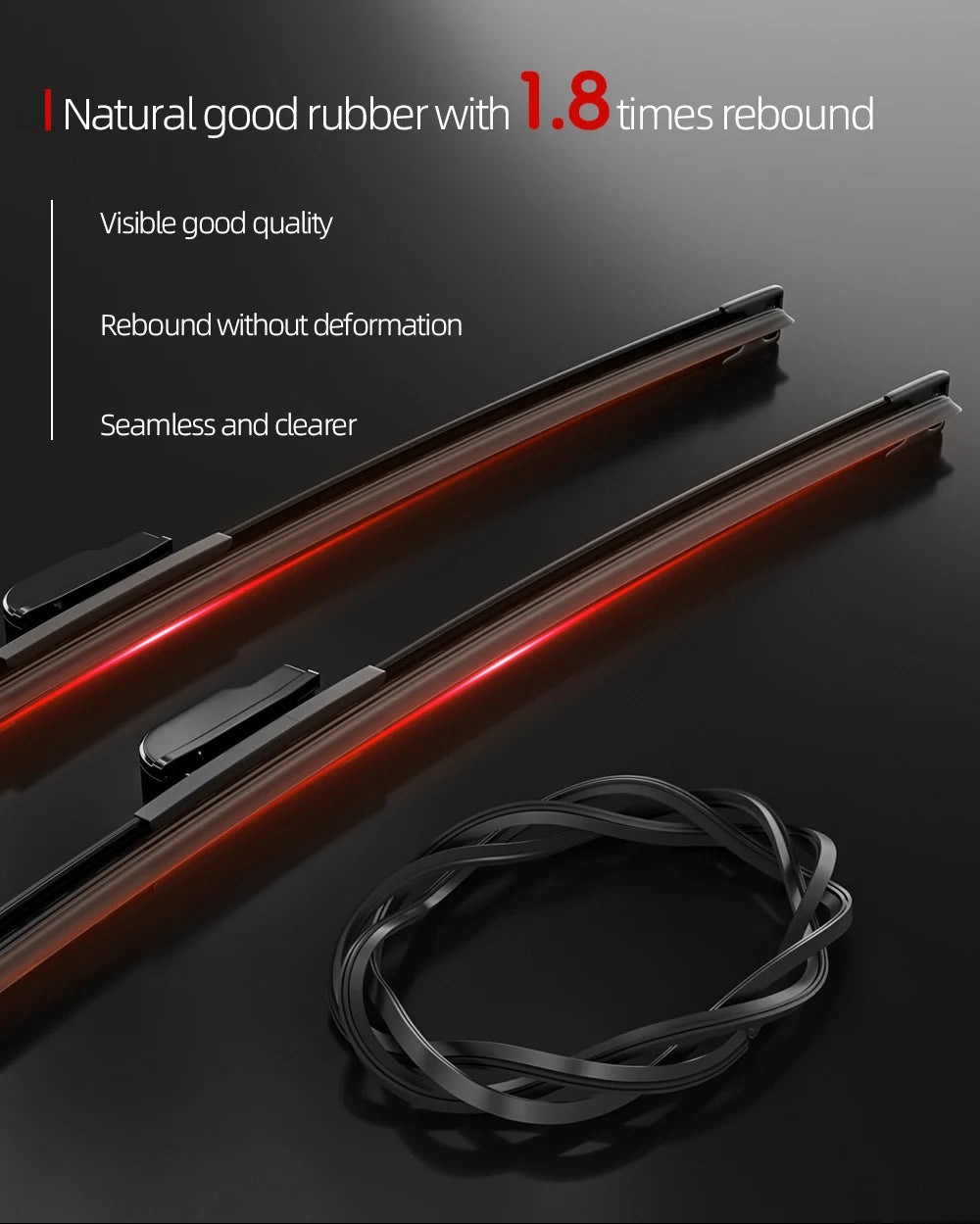 Front Windshield Wiper Blades For BYD Dolphin - 2 Pieces