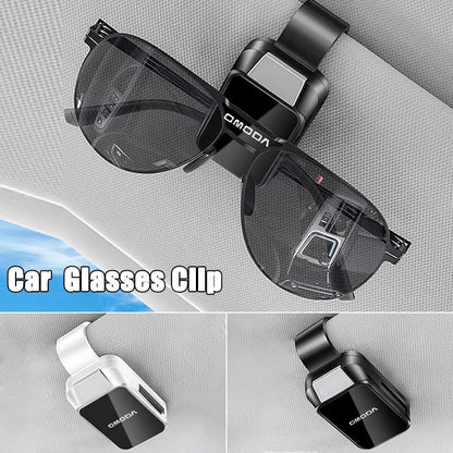 Car Sun Visor Glasses Clips One-hand Pressing switch Eyeglasses Holder For Omoda JAECOO J7 J6 J7 J8 Phev 2025 2024 2023 Ruigu 9