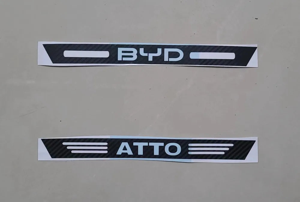 Yanzhiqi Carbon Fiber Logo Brake Light Sticker BYD Atto 3 - NeoBYD