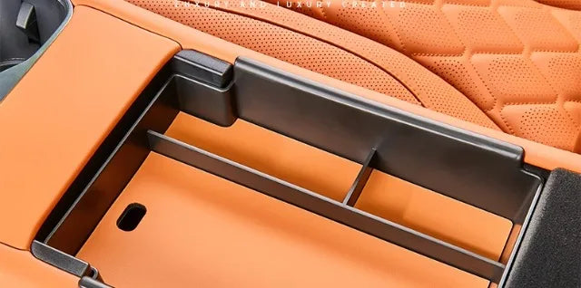 Center Console Precise Fit Divided Compartments ABS+Leather Pad Storage Box For BYD Sealion 7 - NeoBYD