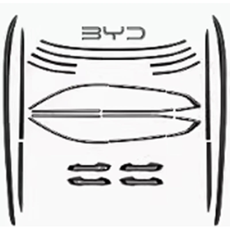 Interior / Exterior Car Accessory Badges and Logo Insignia Packages for BYD Seal U - NeoBYD