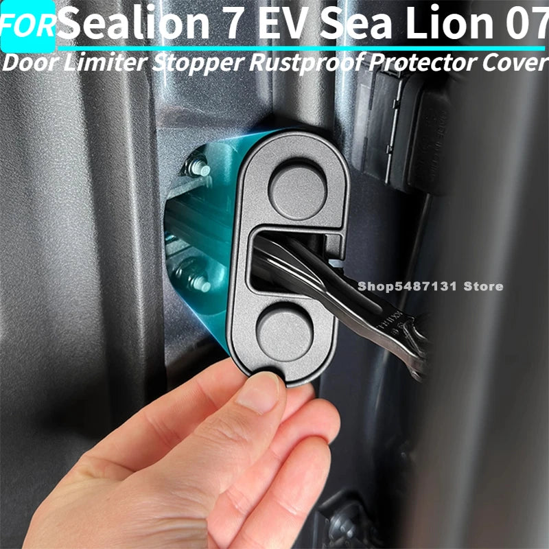 Car Door Limiter Stopper Rustproof Protector Cover Sticker For BYD Sealion 7 - NeoBYD