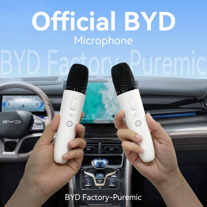 BYD & DENZA Official Factory Car Karaoke Microphone With Receiver For BYD - NeoBYD