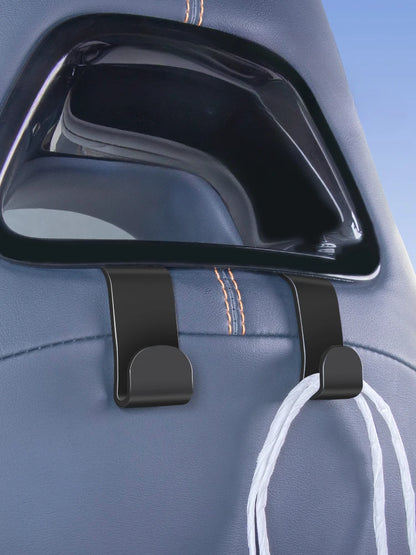 BYD Car Seat Back Hook ABS Headrest Hanger 2 Pack Black - NeoBYD