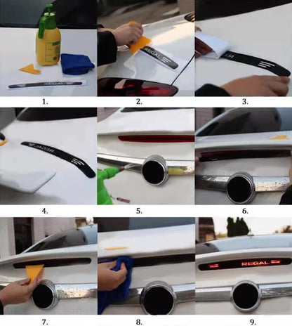 Yanzhiqi Carbon Fiber Logo Brake Light Sticker BYD Atto 3 - NeoBYD