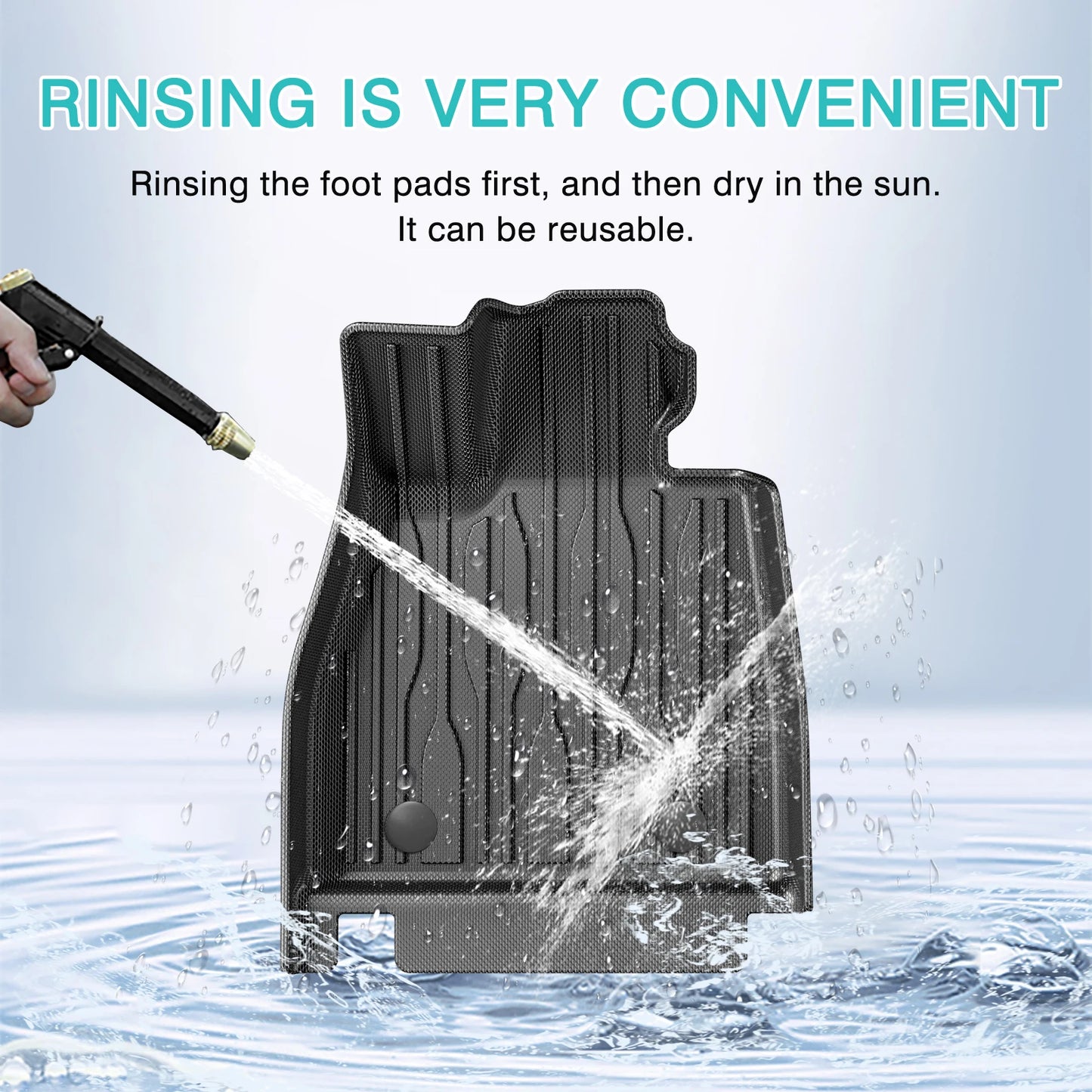 for BYD Seal EV / DMI 3D TPE Car Floor Mats Trunk Pad All-Weather Auto Accessories (Left Hand Driver)