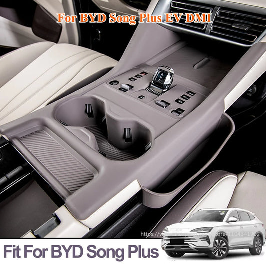 Central Control Panel + Cup Holder + Wireless Charging Silicone Protective Pad For BYD Seal U / Sealion 6 - NeoBYD