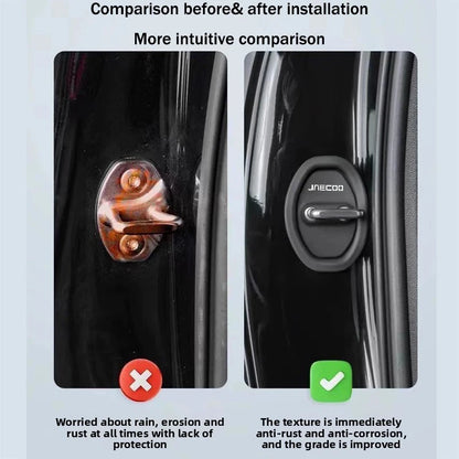 4 pcs Extendable Silicone Car Door Lock Covers Waterproof Rust-proof Protection For Chery Jaecoo J7 J8 2023 2024 2025 Auto