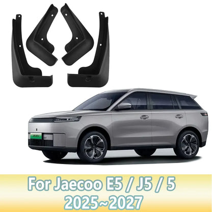 4PCS Car Mudguards For Jaecoo E5 J5 5 EV 2025 2026 2027 Mudflaps Anti-splash Mud Flap Mud Guard Fenders Tools Auto Accessories